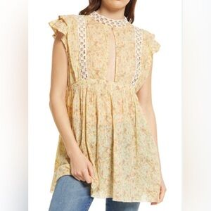 Free People Eva Cotton Tunic SZ Medium